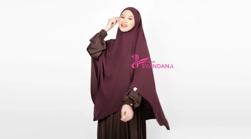Khimar Bandana Khiban Bahan Mazen Anti UV Pilihan Hijab Syar'i Anti Gerah untuk Aktivitas Sehari-hari